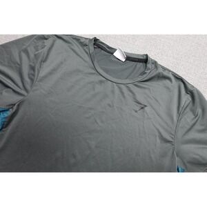 Gymshark Shirt Mens Large Gray Short Sleeve Training Tee Colorblock Athletic